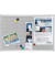 Pinnwand Pin´n´Mag X-tra! Line PM3612, 60x45cm, Textil + Metall, Aluminiumrahmen, grau