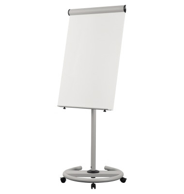 Flipchart Convertible, EA4806146, 70x100cm (BxH), hellgrau, mit Rollen, mit 2 Seitenarmen