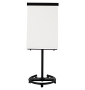 Flipchart, EA4806156, 70x100cm (BxH), schwarz, mit Rollen, mit 2 Seitenarmen