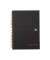 Collegeblock 400047652 Black n'Red Spiralbuch, kariert / kariert Rand links, A5, 90g, schwarz, 70 Blatt