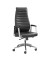 Chefsessel Deluxe 2491 mit Armlehnen Leder schwarz