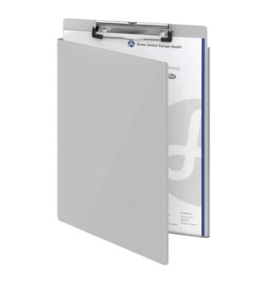 Klemmbrettmappe E-17005-00 A4 silber Aluminium inkl Aufhängeöse 