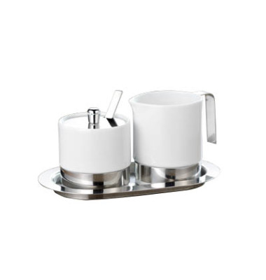 Milch- und Zucker-Set ADAM weiß 302-024 Milch- und Zucker-Set ADAM weiß 302-024