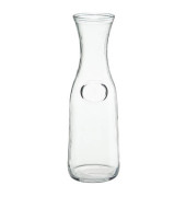 Karaffe 1 Liter transparent Klarglas