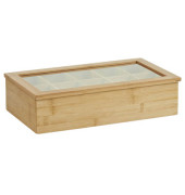 Teebox 25361, Bambus 36x20x9cm, braun