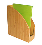 Stehsammler Bambus 611307, A4, braun, Holz, 100mm