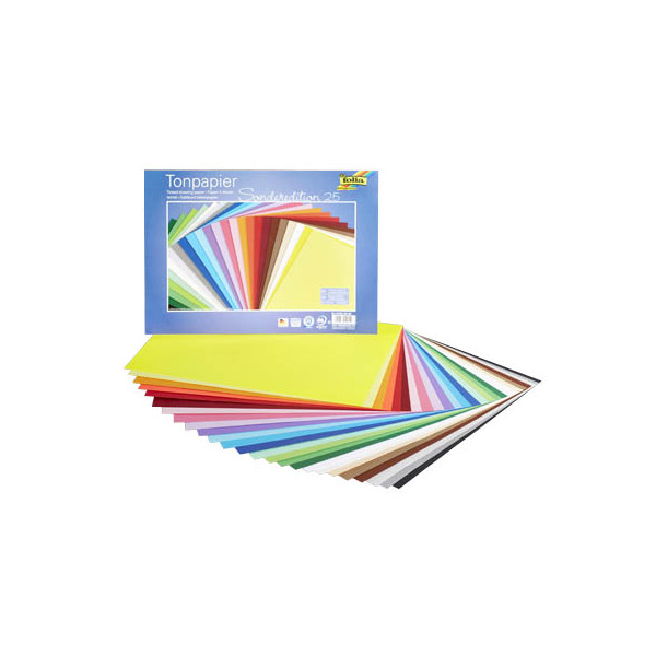 4001868049152 - Tonzeichenpapierblock 25x35cm 130g farbig sortiert 6725 25 99 4001868049152 25 Blatt 4001868049152 - Tonzeichenpapierblock 25x35cm 130g farbig sortiert 6725 25 99 4001868049152 25 Blatt