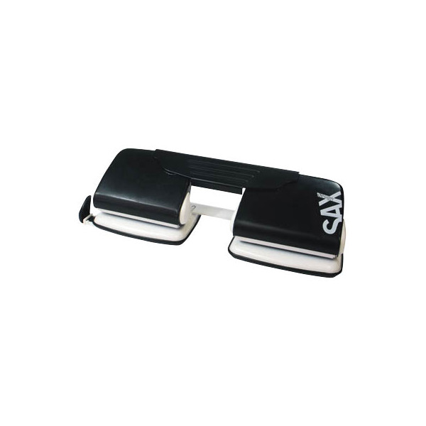9014400221645 - Doppellocher 300 schwarz bis 15mm 15 Blatt mit Anschlagschiene 9014400221645 Sax 9014400221645 - Doppellocher 300 schwarz bis 15mm 15 Blatt mit Anschlagschiene 9014400221645 Sax