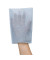 Einwegwaschhandschuhe Hygostar Raute, Vlies, weiß/blau, Größe Einheitsgröße,