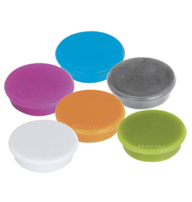 Haftmagnet MagFun, HML30 99, Rund, 32mm &Oslash;, farbig sortiert, 800g
