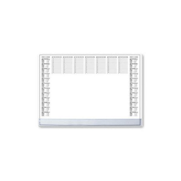 5 x Sigel Kalender-Schreibunterlage Protect 40 Blatt mit Schutzleiste