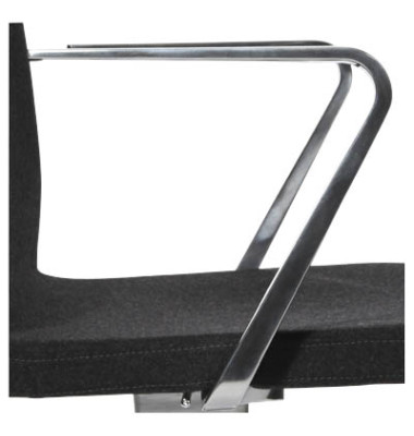 Bürostuhl-Armlehnen 7132 CHR, silber Bürostuhl-Armlehnen 7132 CHR, silber