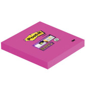 Haftnotizen 654SPI, Super Sticky, 76x76mm, powerpink, quadratisch