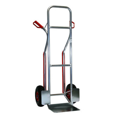 Sackkarre 71548 tragf&auml;hig bis 150kg silber 21x30,5cm Aluminium