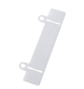 Abheftschieber 2906010, 25x122mm, Kunststoff, wei&szlig;