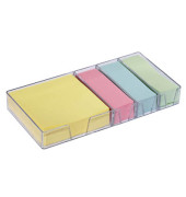 Haftnotizspender 9925, gelb/rosa/blau/grün