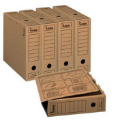Archivbox 96900, A4, braun, innen 32x7,5x28,5cm, Karton