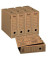 Archivbox 96900, A4, braun, innen 32x7,5x28,5cm, Karton