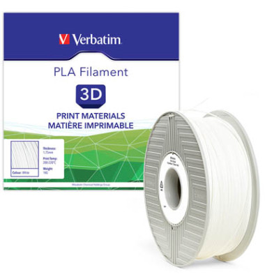 PLA weiß Filament-Rolle 1,75 mm