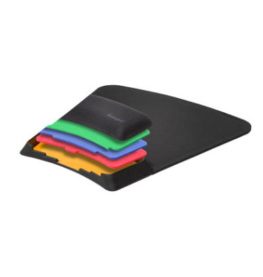 Mousepad mit Handgelenkauflage schwarz