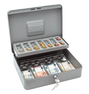 Geldkassette Standard Plus 149 grau 300x240x90mm Geldkassette Standard Plus 149 grau 300x240x90mm