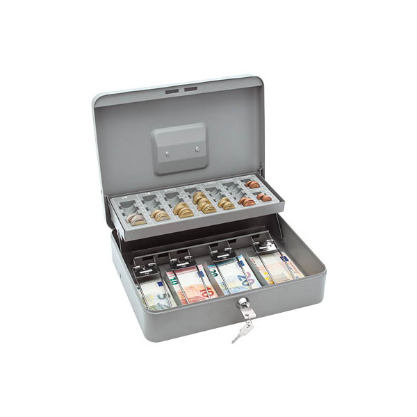 4003801859347 - Geldkassette Standard Plus 149 grau 300x240x90mm 4003801859347 WEDO