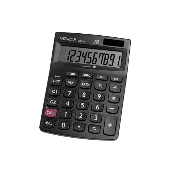 4015468120302 - 205 MD Taschenrechner Desktop Einfacher Taschenrechner Schwarz 