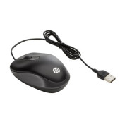 PC-Maus Travel G1K28AA, 3 Tasten, mit Kabel, USB-Kabel, Rechtshänder, klein, optisch, schwarz