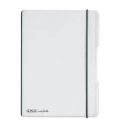 Notizbuch 11361516, my.book flex, transparent, A5, kariert, 80g, 40 Blatt / 80 Seiten