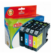 Druckerpatrone B72 kompatibel zu brother LC-123VAL, Multipack, schwarz, cyan, magenta, gelb