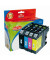 Druckerpatrone B72 (kompatibel zu brother LC-123VAL), schwarz/cyan/magenta/gelb, ca. 950 / 3 x 1200 Seiten