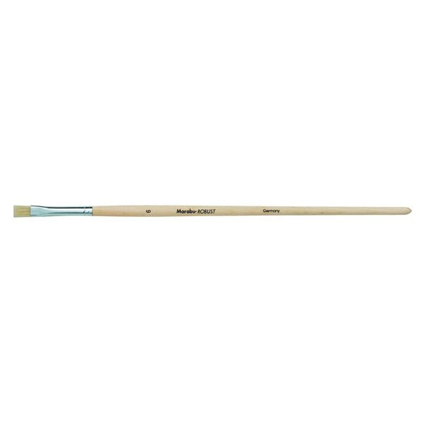 12 Stück Marabu Borstenpinsel Robust 01800000 flach Größe 6 4007751345844 Marabu