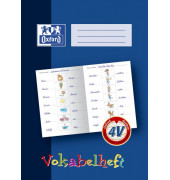 Vokabelheft 100057955, Lineatur V4 / kariert / 3 Spalten, A4, 90g, farbig sortiert, 16 Blatt / 32 Seiten