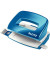 B&uuml;rolocher NeXXt WOW Mini 5060-10-36, blau metallic, bis 1mm 10 Blatt, mit Anschlagschiene