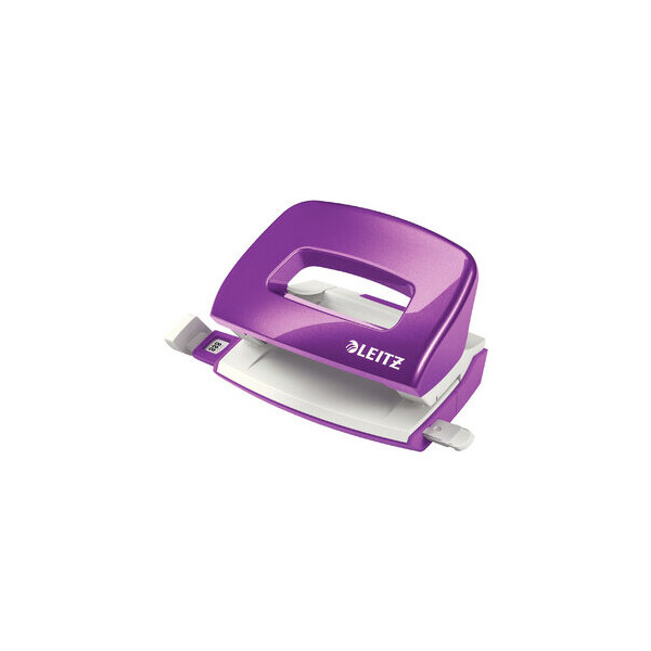 4002432103171 - Bürolocher NeXXt WOW Mini 5060-10-62 violett-metallic bis 1mm 10 Blatt mit Anschlagschiene 4002432103171 Leitz