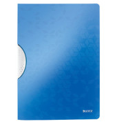 Klemmhefter WOW 4185-00-36, A4 blau, f&uuml;r ca. 30 Blatt, Polypropylen (PP) 80g