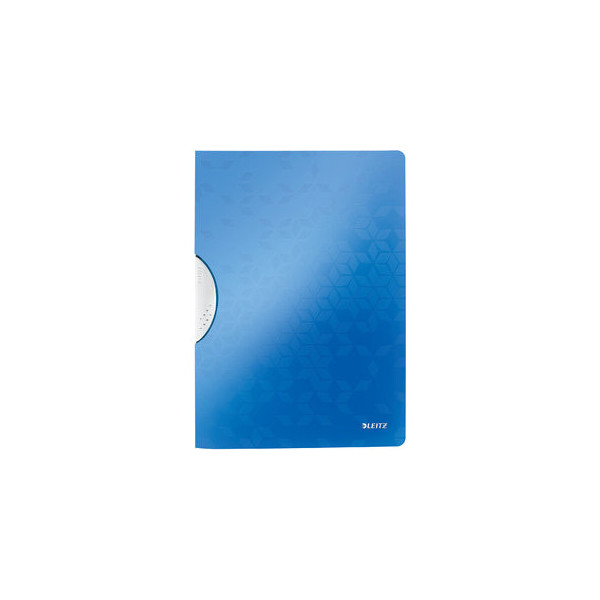 10 Stück Leitz Klemmhefter WOW 4185-00-36, A4 blau, für ca. 30 Blatt, Polypropylen (PP) 4002432106493 Leitz
