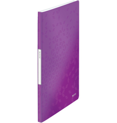 Sichtbuch WOW 4631-00-62, violett metallic, A4, mit 20 Hüllen, Polypropylen