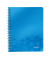 Collegeblock 4641-00-36 WOW, rhombus, kariert / kariert Rand beidseitig, A5, 80g, blau, 80 Blatt