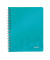 Collegeblock 4641-00-51 WOW, Muster, kariert / kariert Rand beidseitig, A5, 80g, eisblau, 80 Blatt