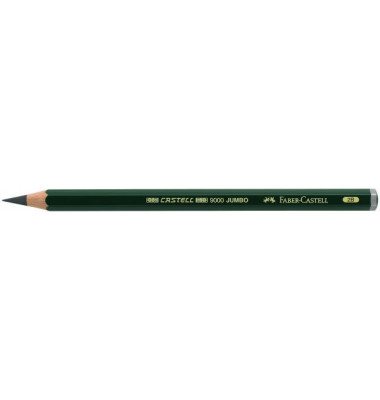 Bleistift Castell 9000 Jumbo, 119302, dunkelgrün, k.A., 2B