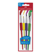 Pinselset Softtouch, 481600, Gr&ouml;&szlig;en sortiert, 1x flache & 3x runde Spitze