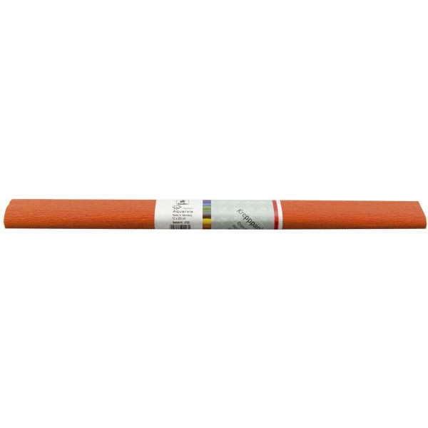 10 Stück Werola Bastelkrepppapier Aquarola 50x250cm orange 32g 82061-4615 4005063046152 Werola 2 Meter