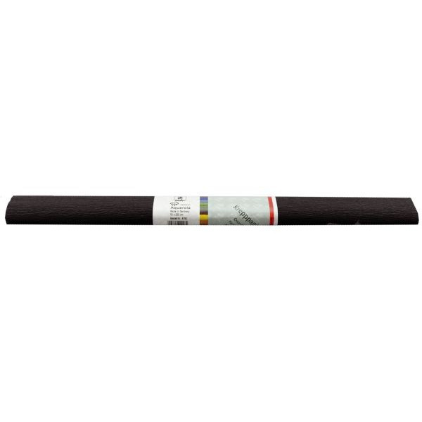 10 Stück Werola Bastelkrepppapier Aquarola 50x250cm schwarz 32g 82061-4695 4005063046954 Werola 2 Meter
