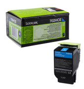 Toner 70C2HCE, cyan, ca. 3000 Seiten
