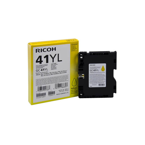 4961311866807 - Tintenpatrone 405768 GC-41YL Reichweite 600 Seiten gelb 4961311866807 Ricoh