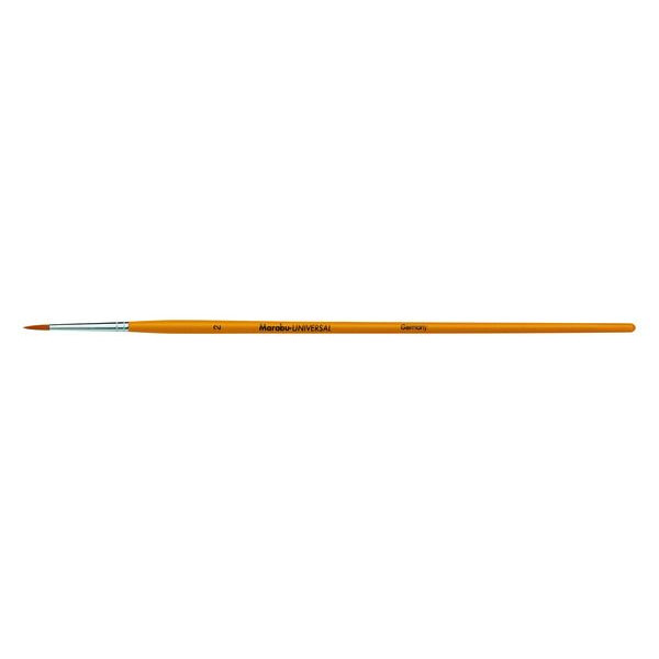 12 Stück Marabu Pinsel Universal, 01840 000 002, Größe 02, runde Spitze 4007751346209 Marabu