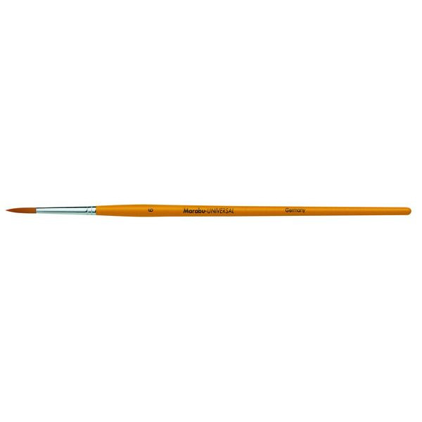 12 Stück Marabu Pinsel Universal, 01840 000 006, Größe 06, runde Spitze 4007751346285 Marabu