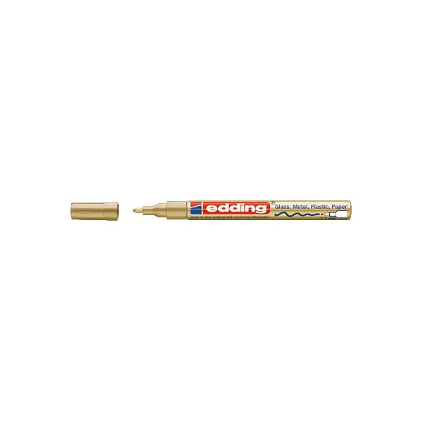 4004764953547 - Lackmarker 751 creative 751-9-053 Stift gold 1-2mm Rundspitze 4004764953547 Edding