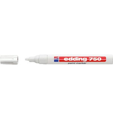 Lackmarker 750, 750CR-049, Stift, weiß, 2-4mm Rundspitze Lackmarker 750, 750CR-049, Stift, weiß, 2-4mm Rundspitze